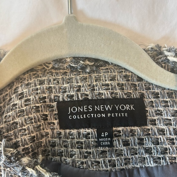 Jones New York tweed blazer - 4P - Picture 3 of 4